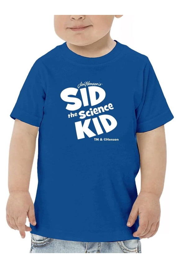 Jim Henson-Inspired Sid the Science Kid Character Graphic Toodler's T-shirt