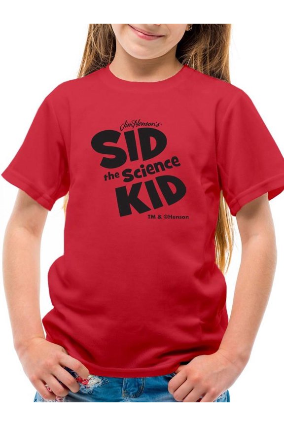 Jim Henson-Inspired Sid the Science Kid Character Graphic Youth's T-shirt