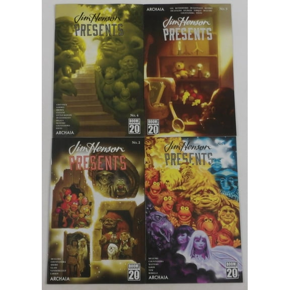 Jim Henson Presents #1-4 VF/NM complete series Labyrinth - Dark Crystal - Fraggle Rock ; Archaia