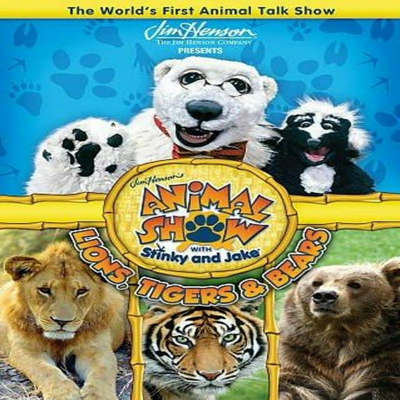 Jim Henson's Animal Show With Stinky & Jake: Lions, Tigers & Bears DVD NEW