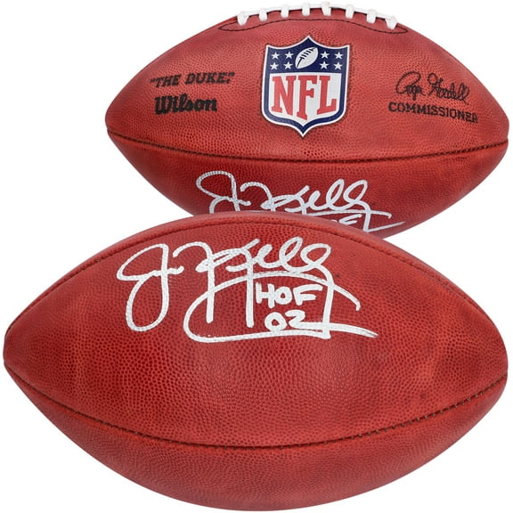 Jim Kelly Buffalo Bills Autographed Wilson Duke Full Color Pro Football with "HOF 02" Inscription - Fanatics Authentic Certified