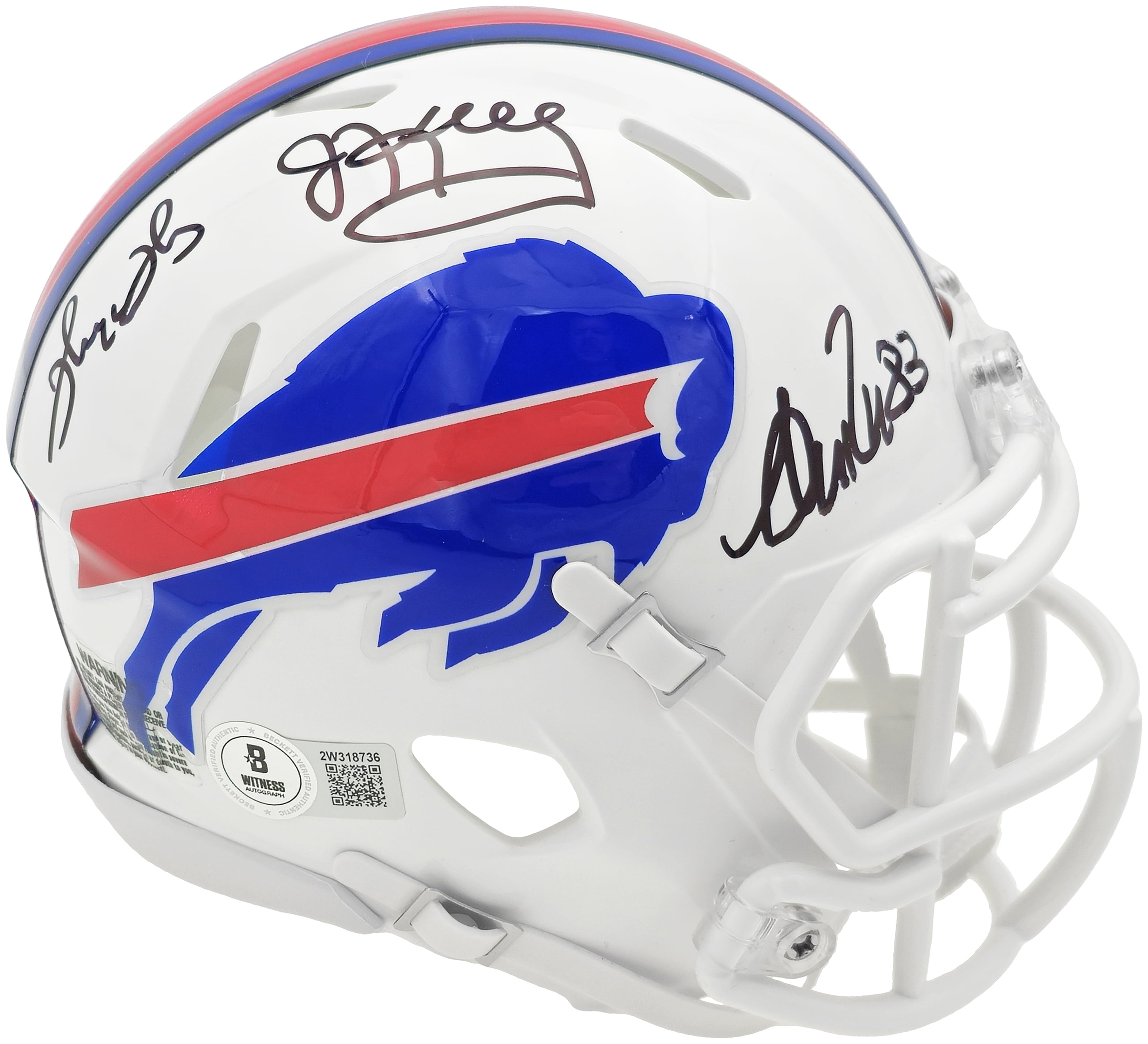 Autographed Jim Kelly Buffalo Bills Blue Football Jersey – JSA COA Certified (Gem Mint) - View #4