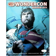 Jim Lee autographed 2013 Wondercon program with Superman art cover JSA