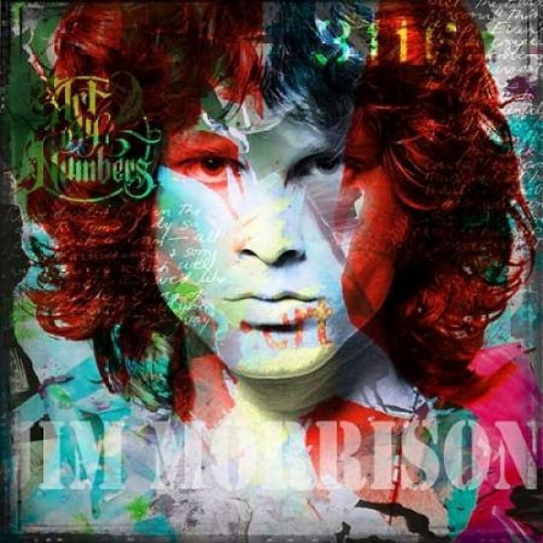 Jim Morrison Canvas Art - Micha Baker (24 x 24)