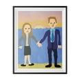 thumbnail image 1 of Jim & Pam Wedding Poster The Office Michael Scott Painting Dunder Mifflin 11x17, 1 of 2