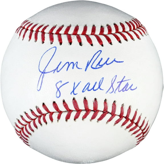 Jim Rice Boston Red Sox Autographed Baseball with 8x All Star Inscription - Fanatics Authentic Certified