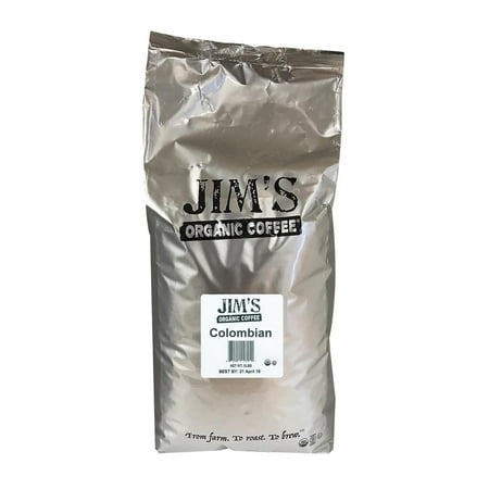 Jim'S Organic Coffee Colombian Coffee Beans, 5 Lb