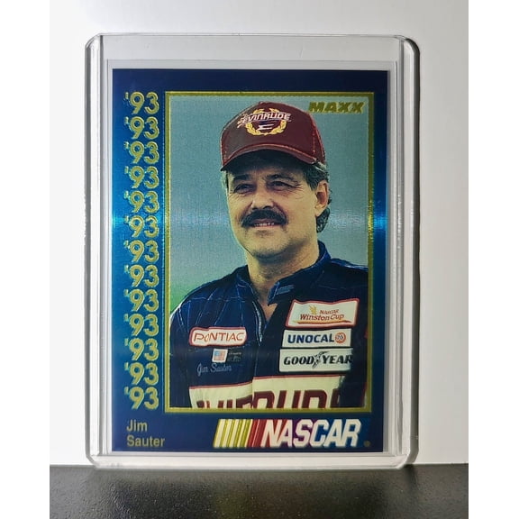 Jim Sauter 1993 Maxx Premier Plus Racing #58 NASCAR Card Mueller Brothers Racing