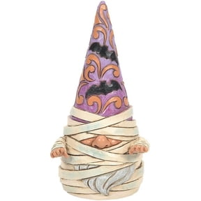 Jim Shore All Tied Up For Halloween - One Figurine 5 Inch, Resin - Mummy Wrap Gnome Bats 6012744