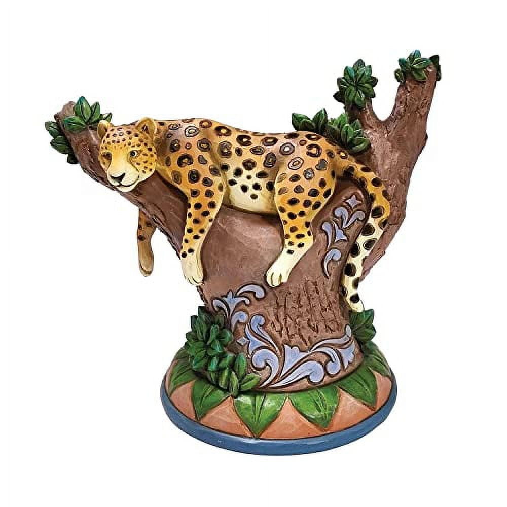 Jim Shore 5.5 Inch Multicolor Resin Amur Leopard Figurine