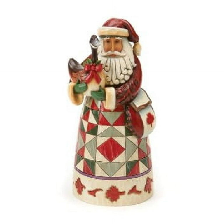 Enesco Jim Shore Heartwood Creek Canadian Santa Figurine, 7.25 Inch, Multicolor Enesco Jim Shore Heartwood Creek Canadian Santa Figurine, 7.25 Inch, Multicolor
