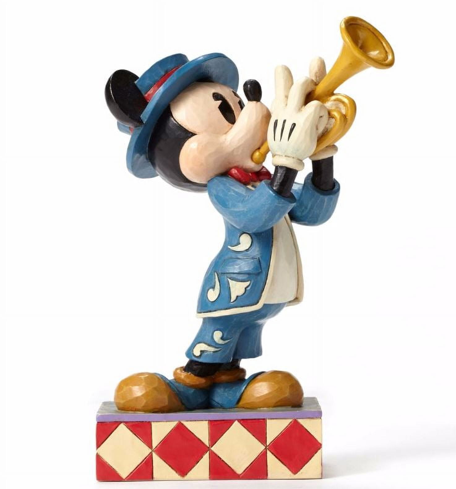 Jim Shore Disney Bugle Boy Mickey Mouse Brass Musician Figurine 4050385 ...