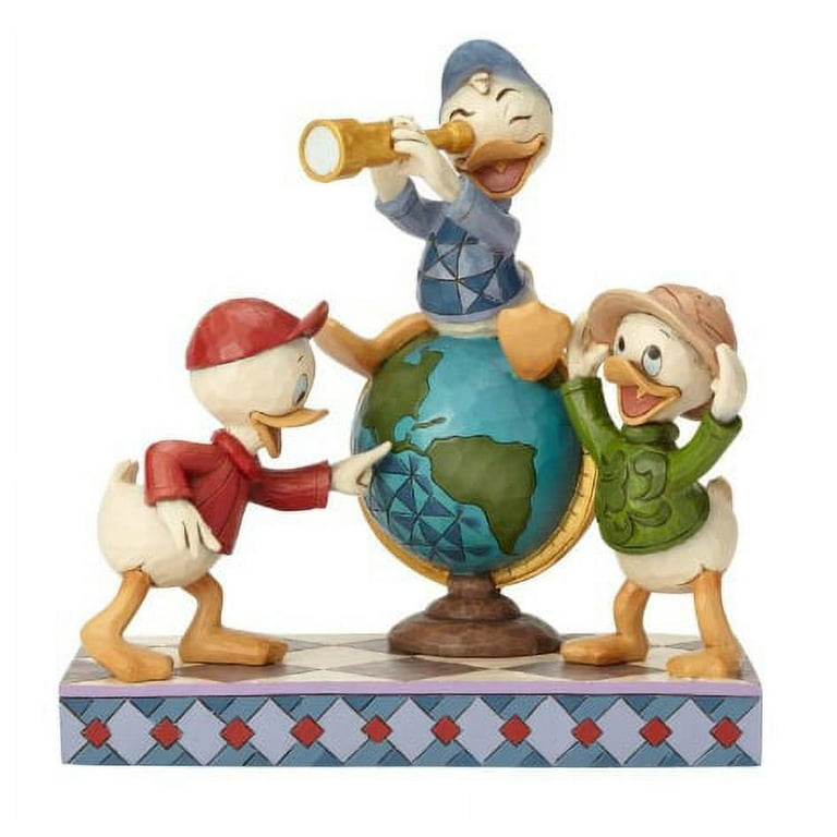 Jim Shore Disney Duck Tales Huey Dewey & Louie Navigating Nephews #6001286  