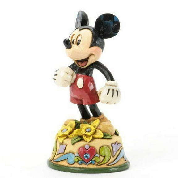 Jim Shore Disney Mickey Mouse March Birthstone Month Figurine #4033960