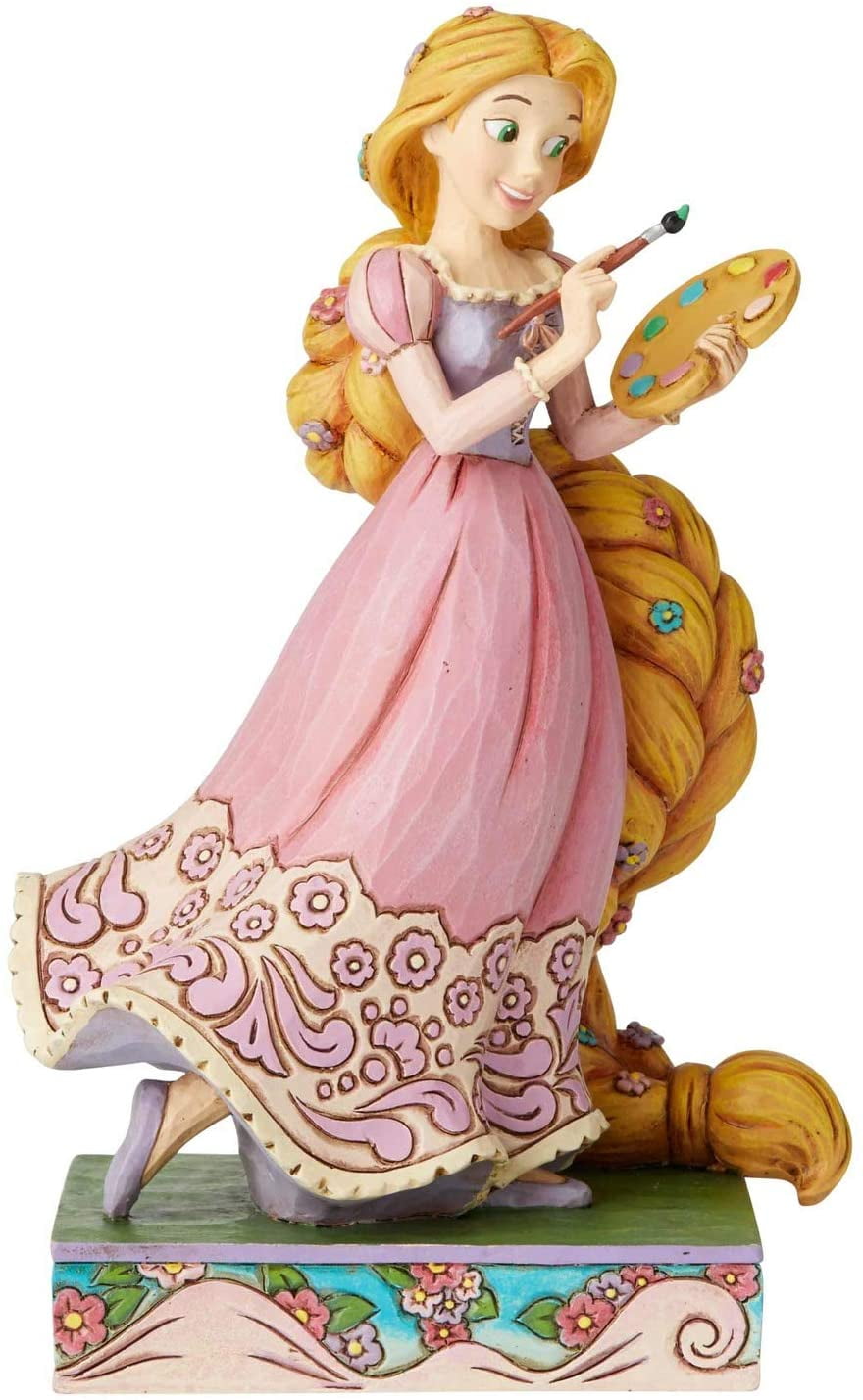 Disney Traditions by Jim Shore Beauty and the Beast Carved by Heart Stone  Resin Figurine, 7.75”