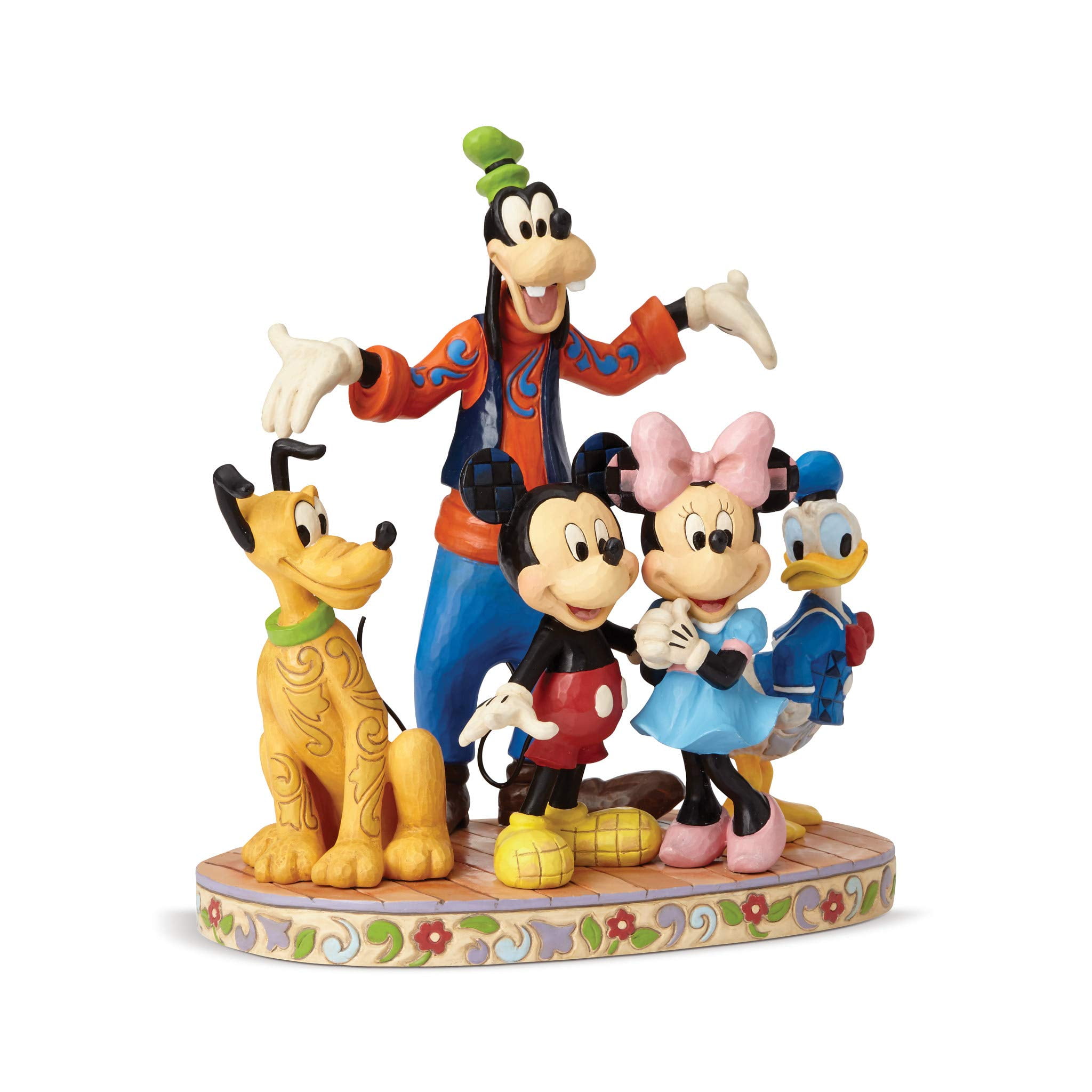 Jim Shore Disney Traditions by Enesco Fab 5 Mickey, Minnie, Donald