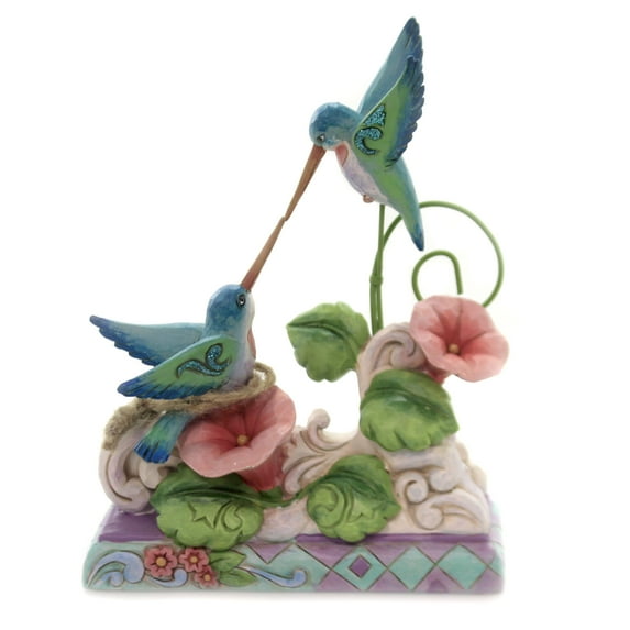 Jim Shore Friendship Is Life's Nectar Polyresin Hummingbirds 6003999