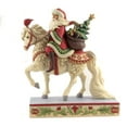 thumbnail image 1 of Jim Shore Heartwood Creek Santa Riding Horse Seasonal Steed Figurine, 9", 1 of 3