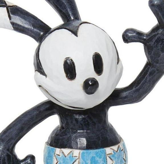Jim Shore Oswald Mini - 3.75 Inch, Resin - Lucky Rabbit Disney Traditions 6013081