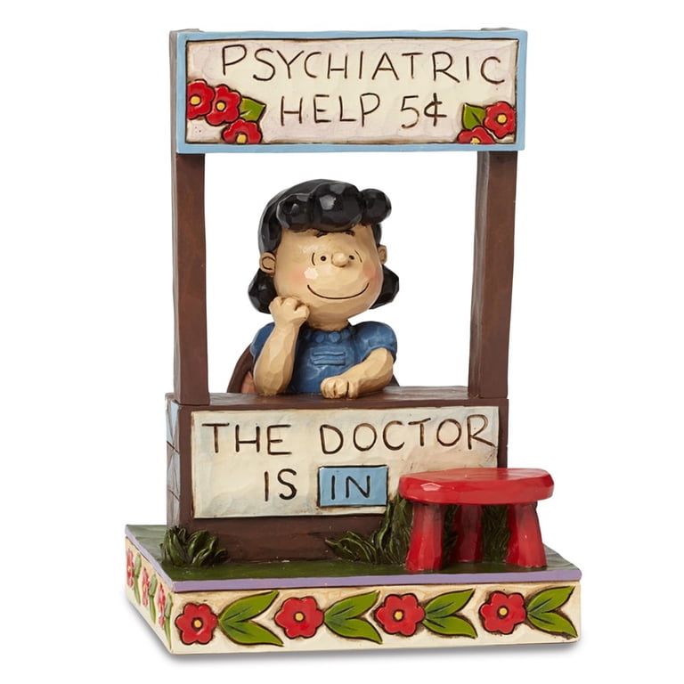 スヌーピー 医者　フィギュア Jim Shore Jim Shore Peanuts Lucy Doctor Is In Figurine 4042386 Charlie Brown