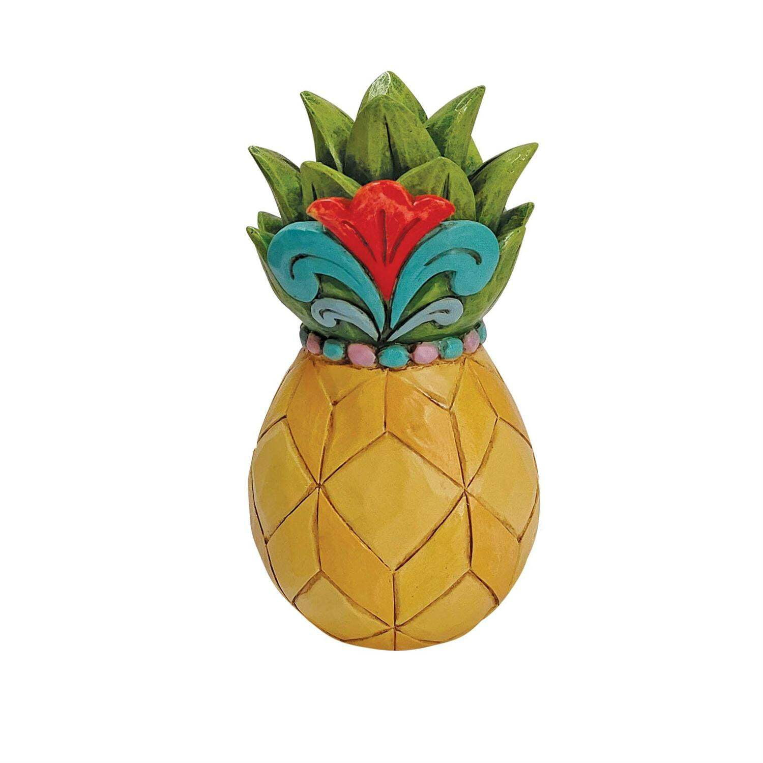Colorful Resin Pineapple Mini Figurine for Tabletop Decor