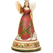 Jim Shore Praise Him with Song Musical Tune Angels Figurine