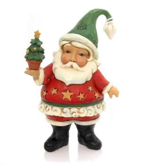 Jim Shore Santa With Tree Polyresin Mini Figurine Christmas 4058810