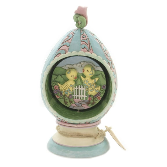 Jim Shore STROLLING THROUGH SPRING Polyresin Hand Painted 6003625