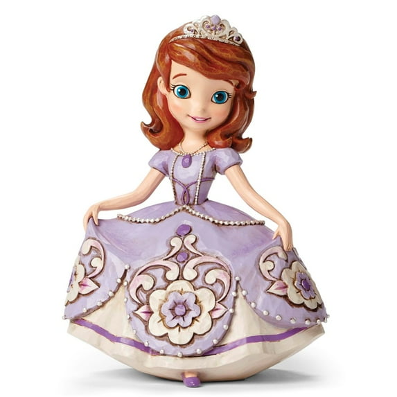 Jim Shore The New Girl In Crown Polyresin Sophia The First Disney 4046057