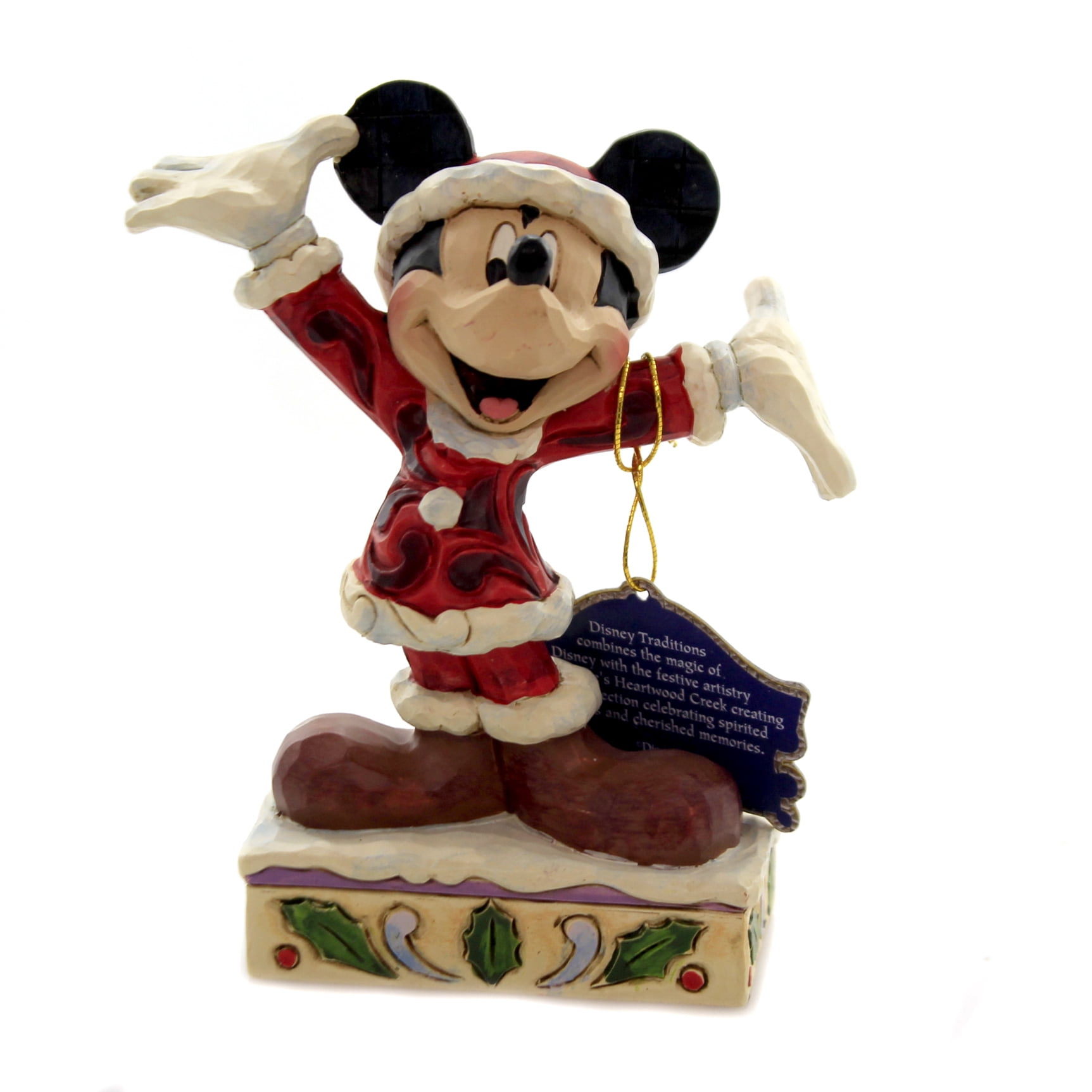 Disney Traditions by Jim Shore Tis A Splendid Season Mickey Christmas