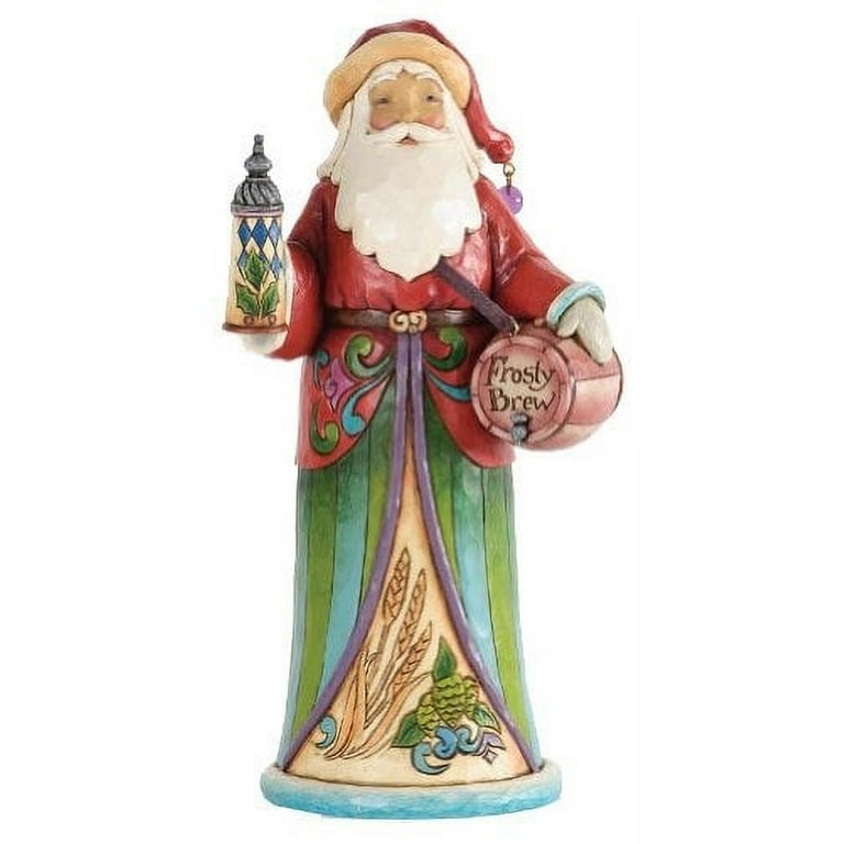 Jim Shore for Enesco Heartwood Creek Christmas Spirits Santa Figurine, 10-Inch Jim Shore for Enesco Heartwood Creek Christmas Spirits Santa Figurine, 10-Inch