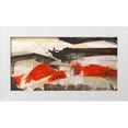 thumbnail image 1 of Jim, Stone 32x18 White Modern Wood Framed Museum Art Print Titled - Primal Intersection, 1 of 4