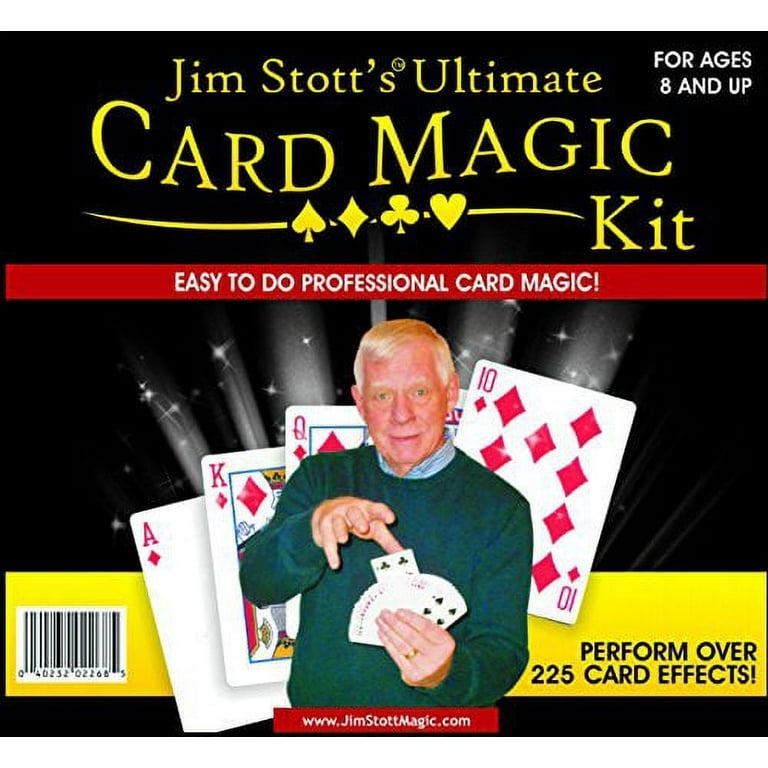Jim Stott Magic Presents The Ultimate Card Magic Kit For Kids And Adults