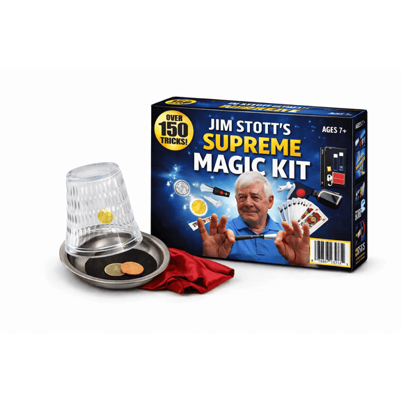 Jim Stott Magic Magic Trick Kit Supreme 150+ Easy Tricks for All Ages 1 Pack