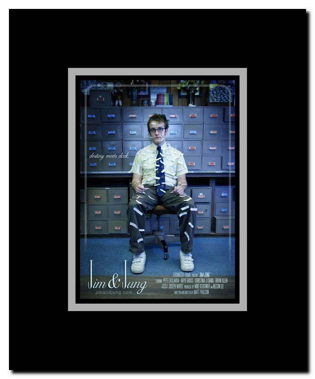 Jim and Jung Framed Movie Poster