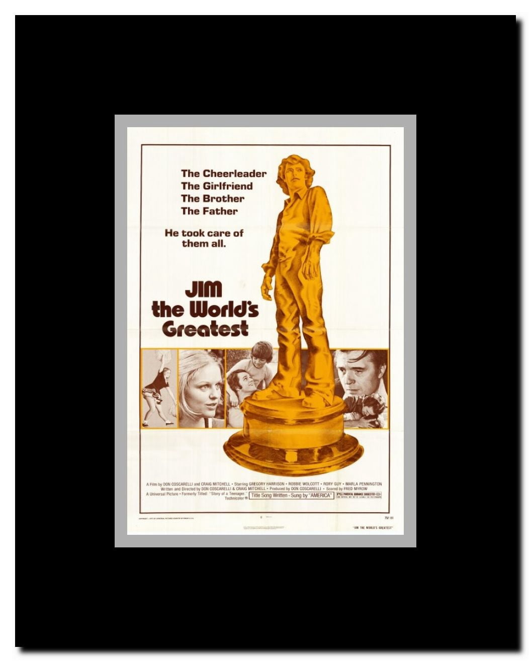 Jim the World's Greatest Framed Movie Poster