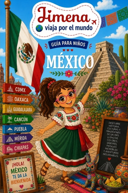 Jimena Viaja Por El Mundo GuÃ­a de MÃ©xico para niÃ±os: Viaja, aprende y descubre con Jimena, (Paperback)