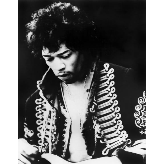 Jimi Hendrix At The Monterey Pop Festival History (18 x 24)