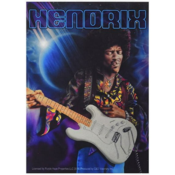 Jimi Hendrix C&D Visionary S-8086 Sticker