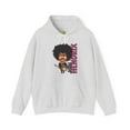 thumbnail image 1 of Jimi Hendrix Cartoon Portrait Hoodie, Black History Icon Sweatshirt, 1 of 3