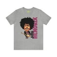 thumbnail image 1 of Jimi Hendrix Cartoon Portrait T-Shirt, Black History Icon, Vintage Music, 1 of 5