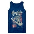 thumbnail image 1 of Jimi Hendrix Flag Royal Tank Top, 1 of 2