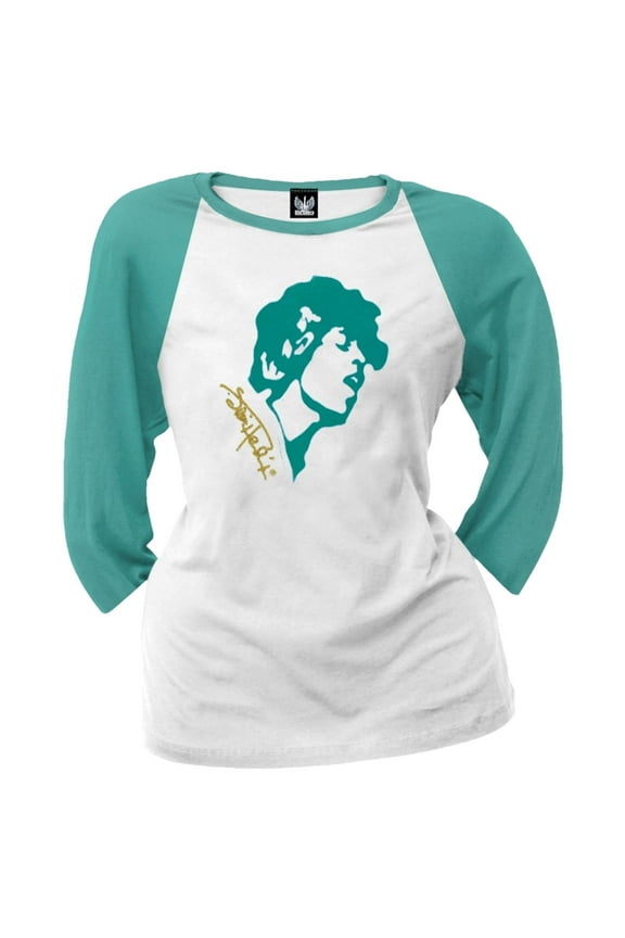 - Flocked Photo Juniors Raglan - X-Large