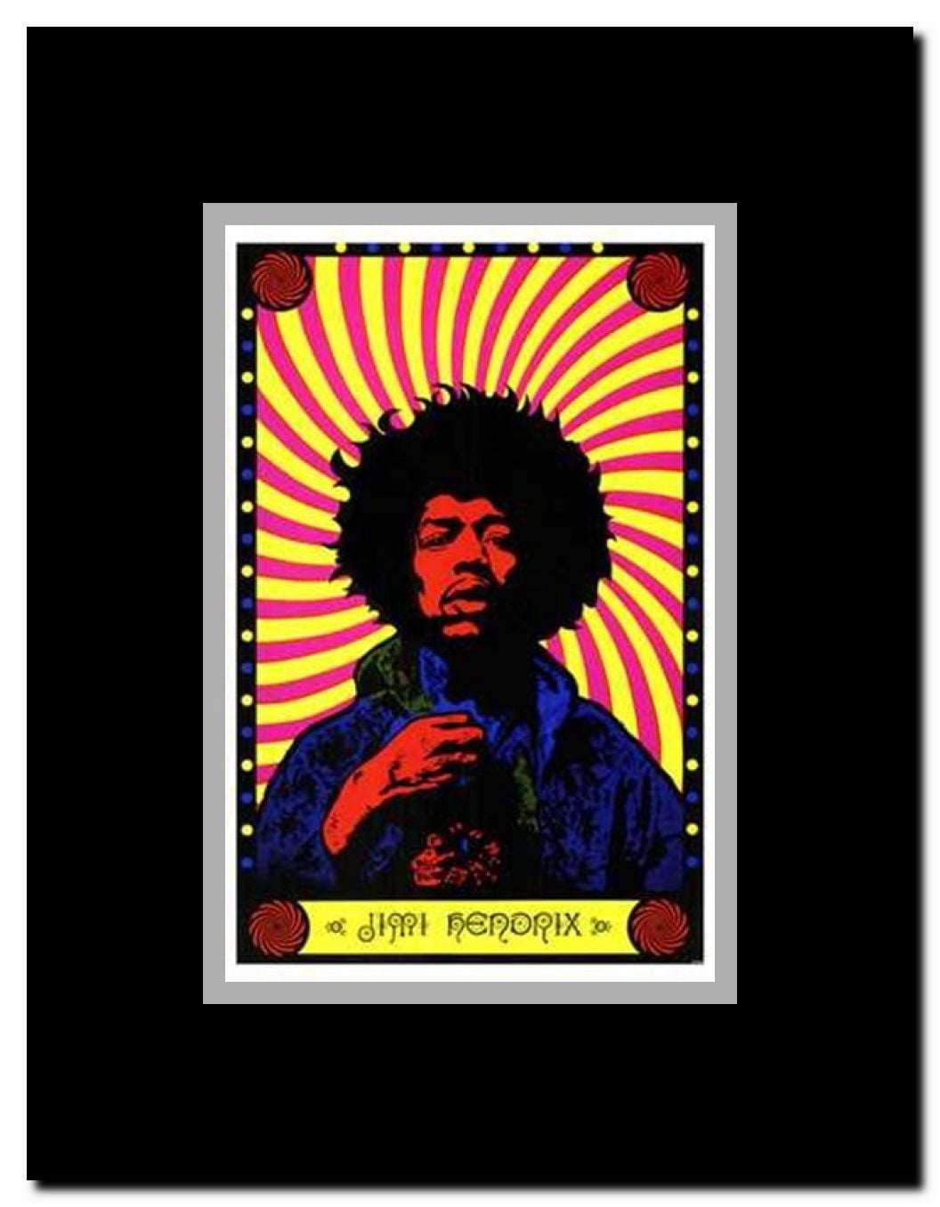 Jimi Hendrix Framed Movie Poster