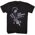 thumbnail image 1 of Jimi Hendrix Guitar Shadow Black Adult T-Shirt, 1 of 2