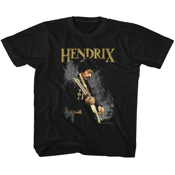 Jimi Hendrix Hendirx Black Youth T-Shirt L (14-16)