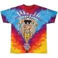 thumbnail image 1 of Men's Jimi Hendrix Axis Bold As Love Tie Dye T-shirt Large Multi, 1 of 2