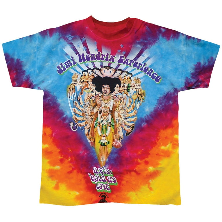 jimi hendrix tie dye t shirt