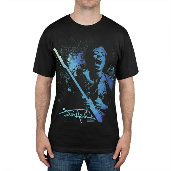Jimi Hendrix Men's Blue Jam Short Sleeve T Shirt