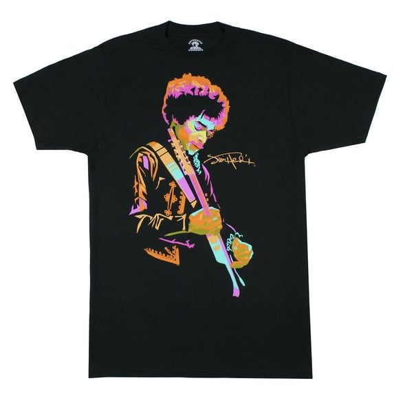 Jimi Hendrix Men's Chuck Boyd Pop Art Photo T-Shirt